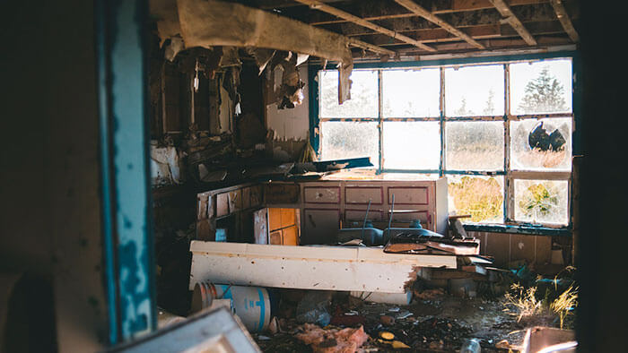 Damaged Home