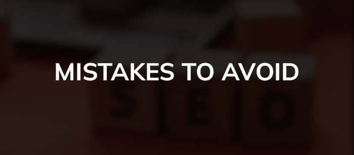 Automotive SEO mistakes to avoid Automotive SEO mistakes to avoid