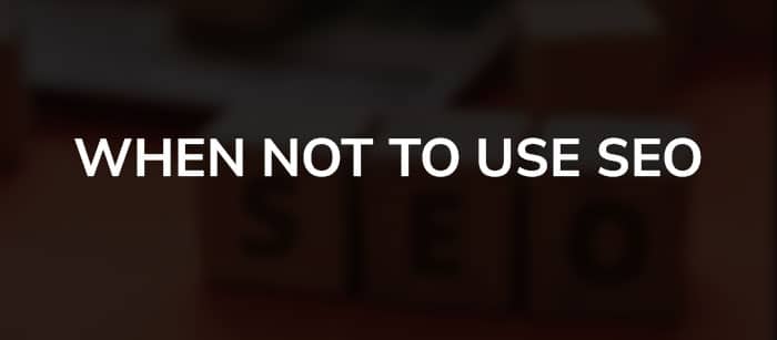 When Not To Prioritize Automotive SEO When Not To Prioritize Automotive SEO